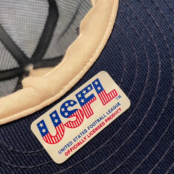 Vintage NWT LA Express USFL Snapback Hat 80s Los Angeles California Football USA - Picture 8 of 11